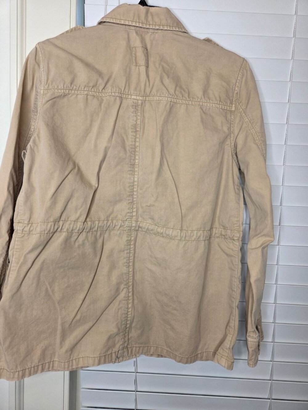 Mens Gap Khaki Utility Jacket XS Cotton Four-Pocket Cabin Heritage Boyfriend - Picture 3 of 6